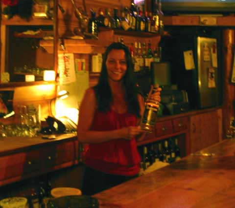 The Lake Alpine Lodge Bar and Debbie are both wonderful.